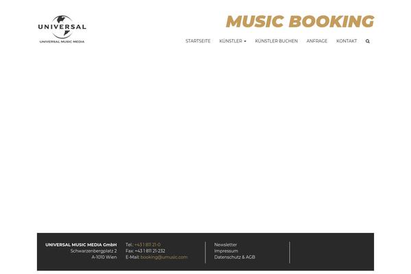 universalmusicbooking.at site used Rematic-clean
