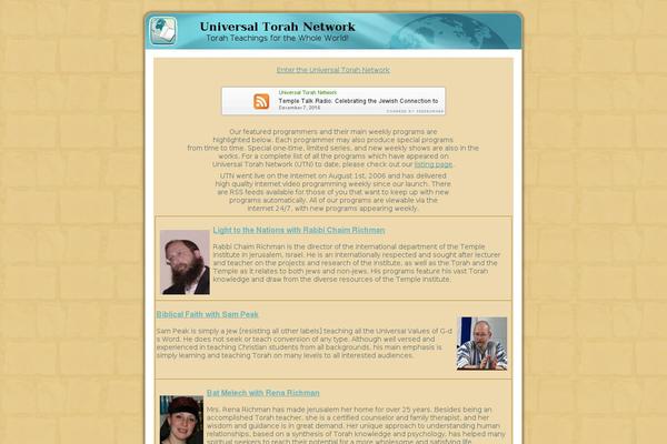universaltorah.com site used Utn1p0d