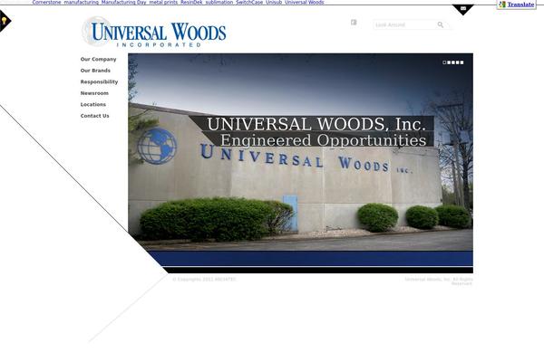 WordPress website example screenshot