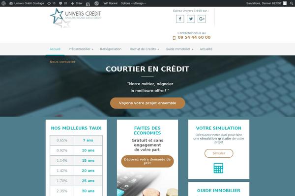 uDesign theme site design template sample