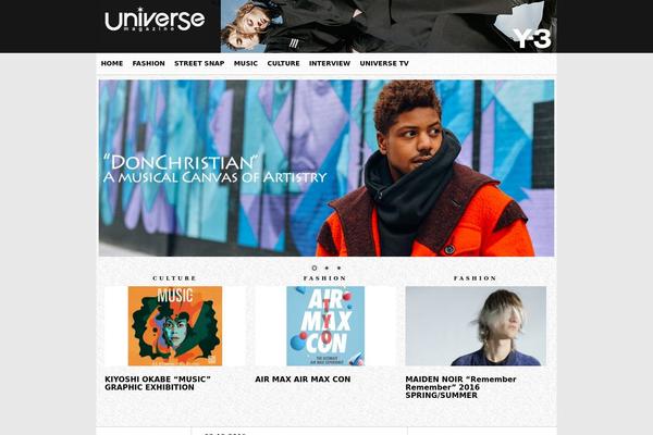 universemagazine.jp site used Universe_2