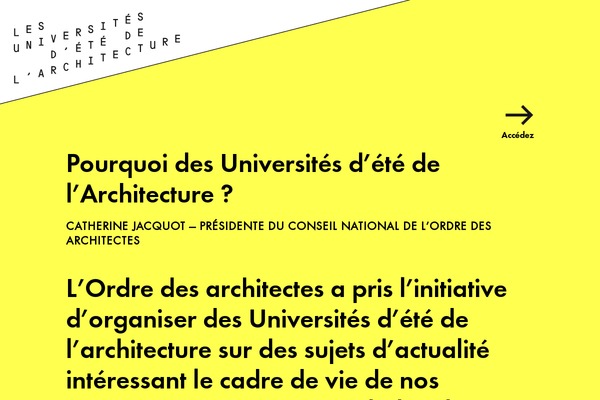 universites-architecture.org site used Ordrearchitectes
