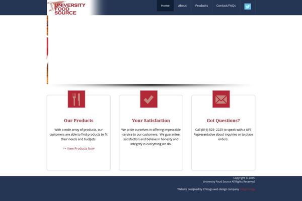 University theme site design template sample