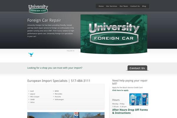 universityforeigncar.com site used Sleex