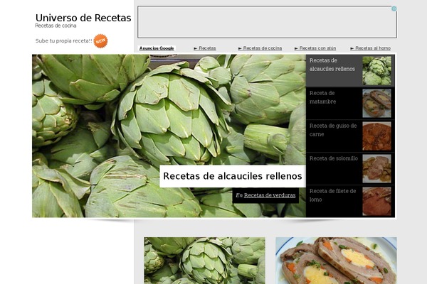 universoderecetas.com.ar site used Universoderecetas