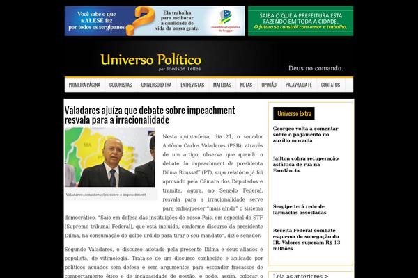 universopolitico.com.br site used Formulando_joedson
