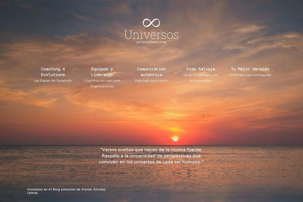 universos.es site used Universos-child