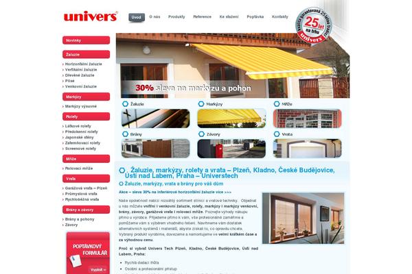universtech.cz site used Universtech2012