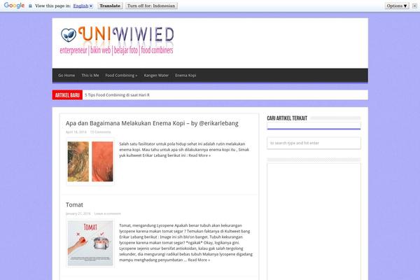 WordPress website example screenshot