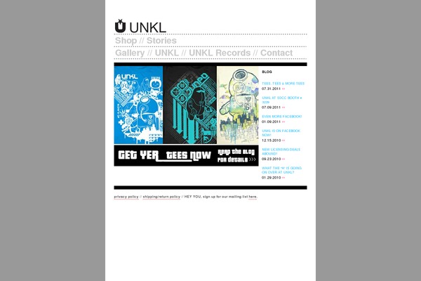unklbrand.com site used Prebuilt