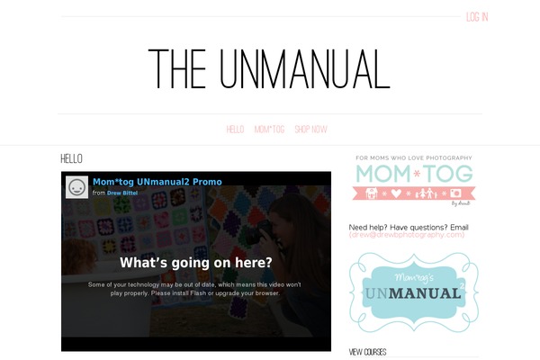 unmanual.com site used Theblogtheme