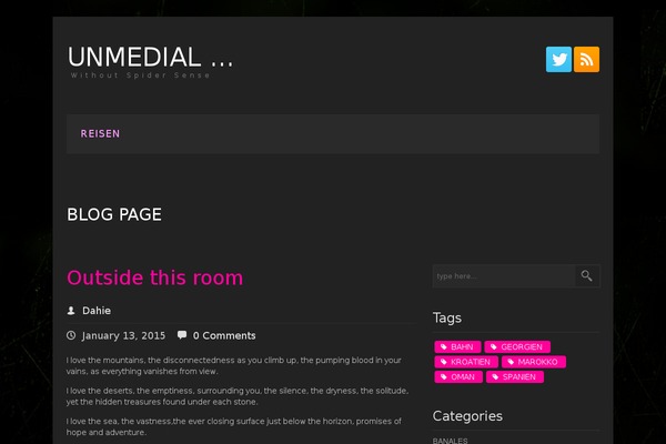 WordPress website example screenshot