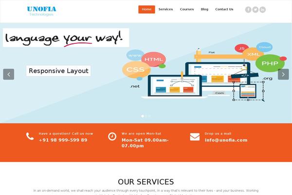 unofia.com site used Appointment