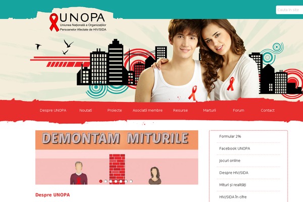 unopa.ro site used Unopa