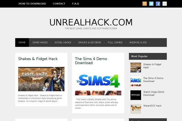 unrealhack.com site used Haralampilux