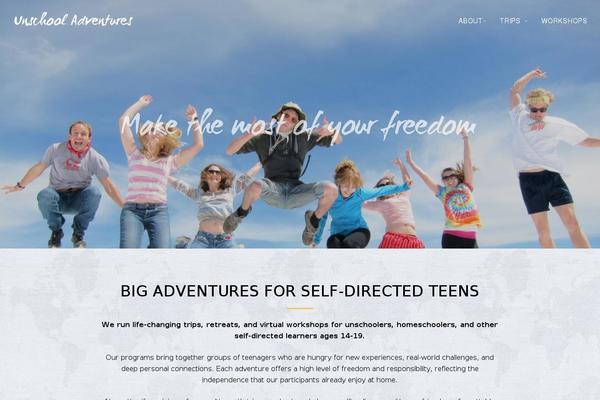 Voyager-child theme site design template sample