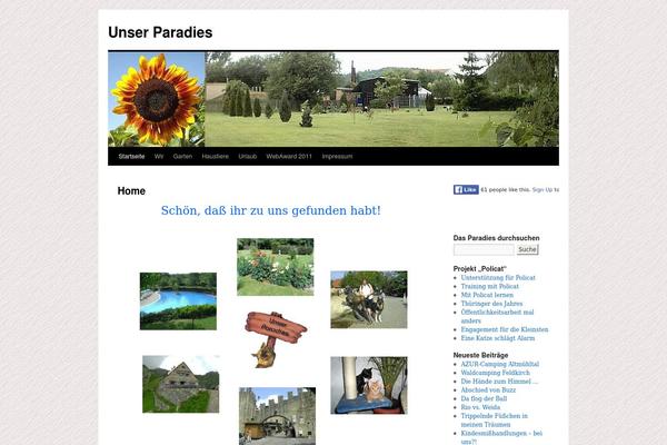 WordPress website example screenshot