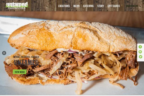 untamedsandwiches.com site used Untamed