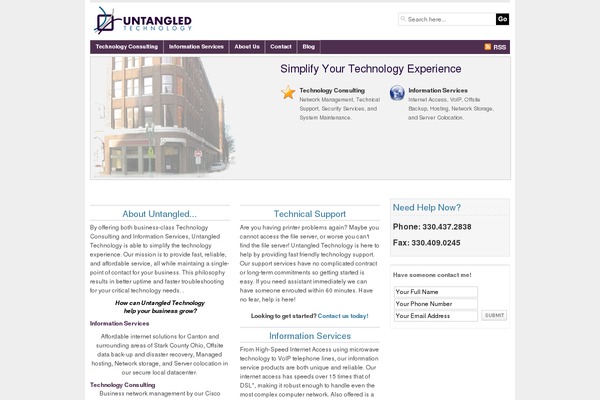 untangledtechnology.com site used Wpremix_3_single