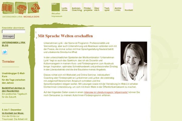 WordPress website example screenshot