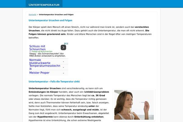 WordPress website example screenshot