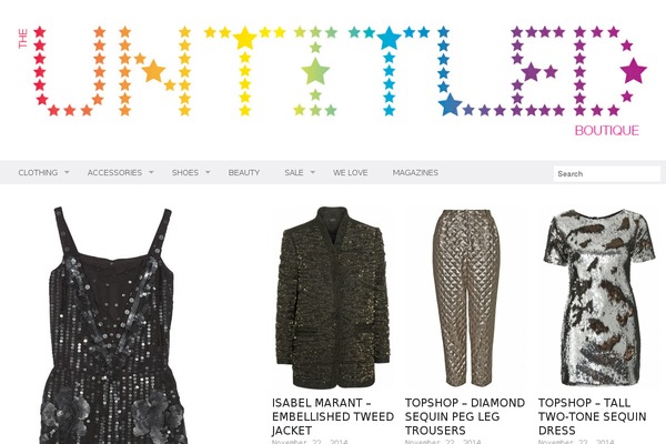 untitled-boutique.com site used Moderngrid