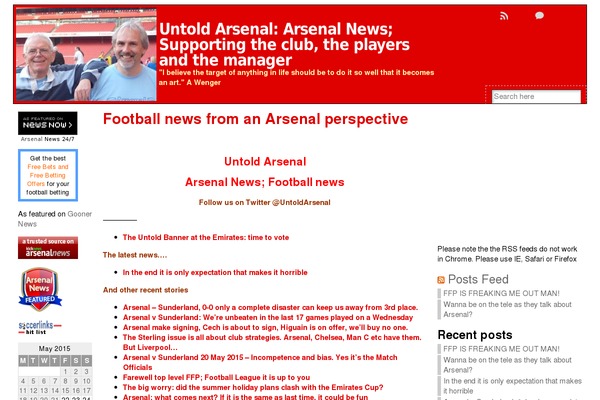 untold-arsenal.com site used Seos-football