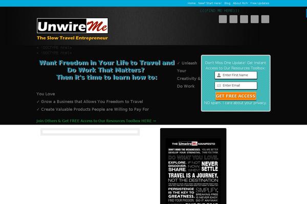 WordPress website example screenshot