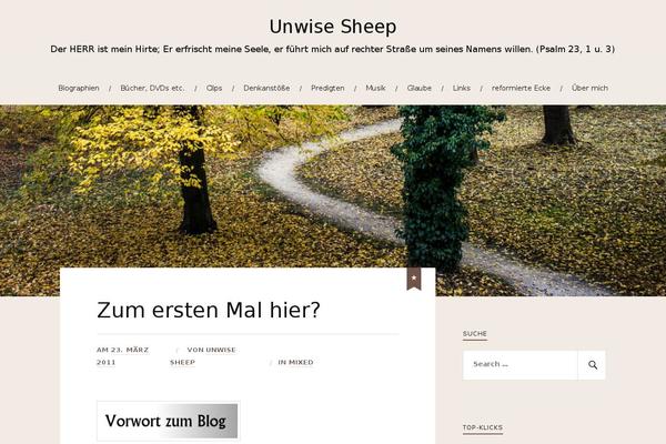 WordPress website example screenshot