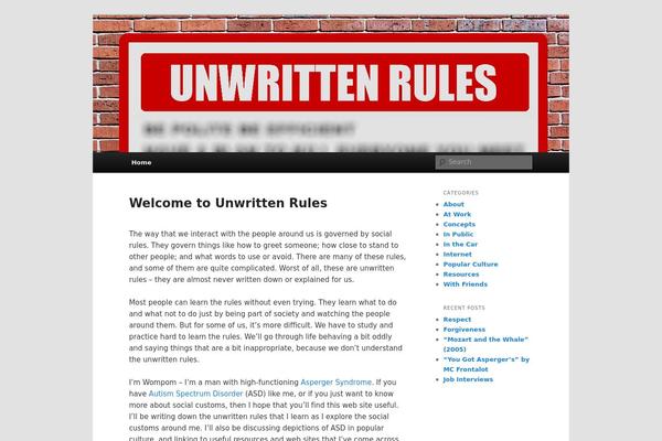 WordPress website example screenshot