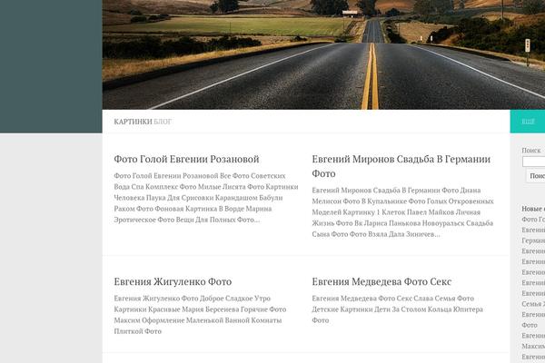 Hueman theme site design template sample