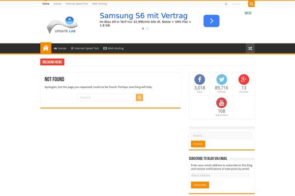 WordPress website example screenshot