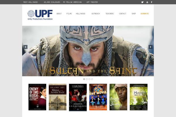 upf.tv site used Upf-theme