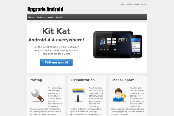 Responsive theme site design template sample