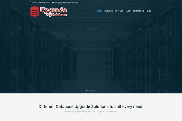 upgrademydatabase.com site used Hosting-business