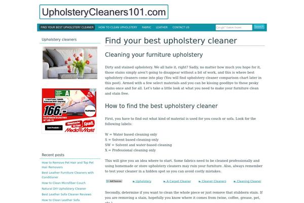 upholsterycleaners101.com site used Swift Basic