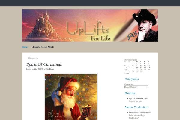 Decemberable theme site design template sample