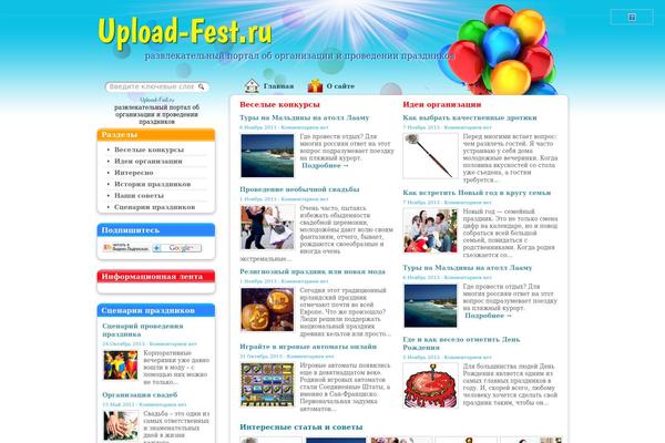Happy theme site design template sample
