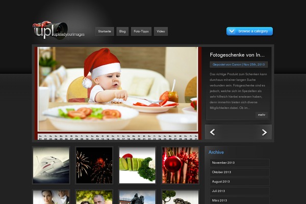 Ephoto theme site design template sample