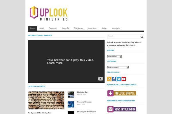 uplook.org site used Deadline-responsive-child-theme