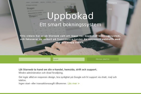 uppbokad.se site used Bokningssys