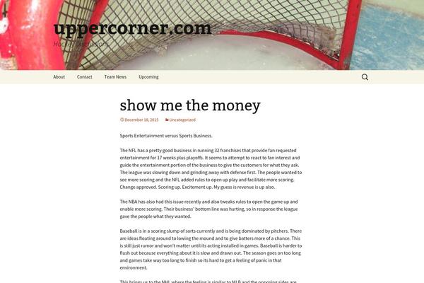 Twenty Thirteen theme site design template sample