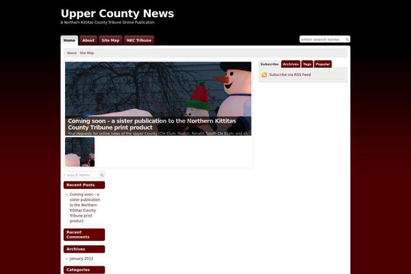 uppercountynews.com site used Wp Chatter