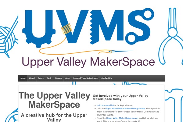 UVMakerSpace theme websites examples