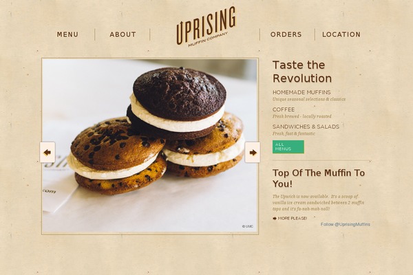 uprisingmuffins.com site used Uprising