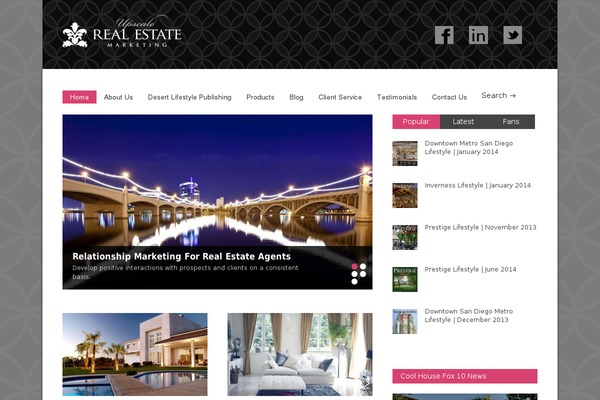 WordPress website example screenshot