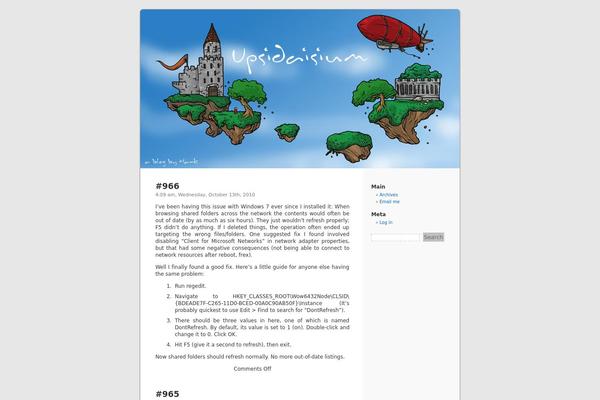 WordPress website example screenshot