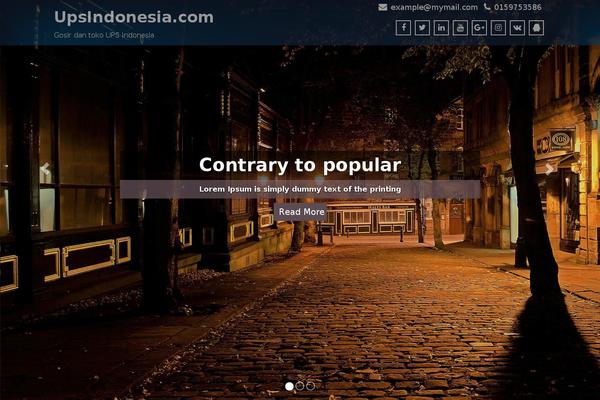 upsindonesia.com site used Abundance-1.3