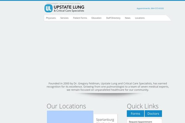 upstatelung.com site used uDesign