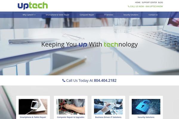 Uptech theme websites examples